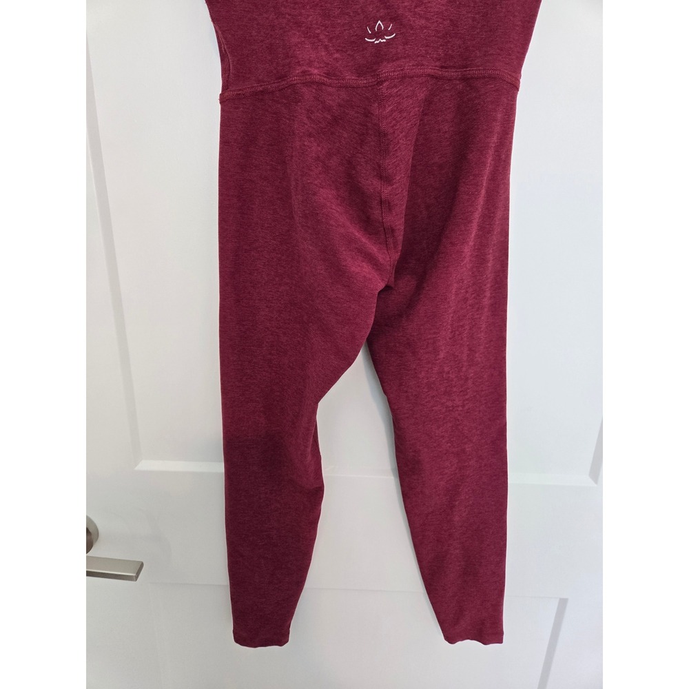 Beyond‎ Yoga Beyond the Bump Maternity Spacedye Leggings Burgundy Small